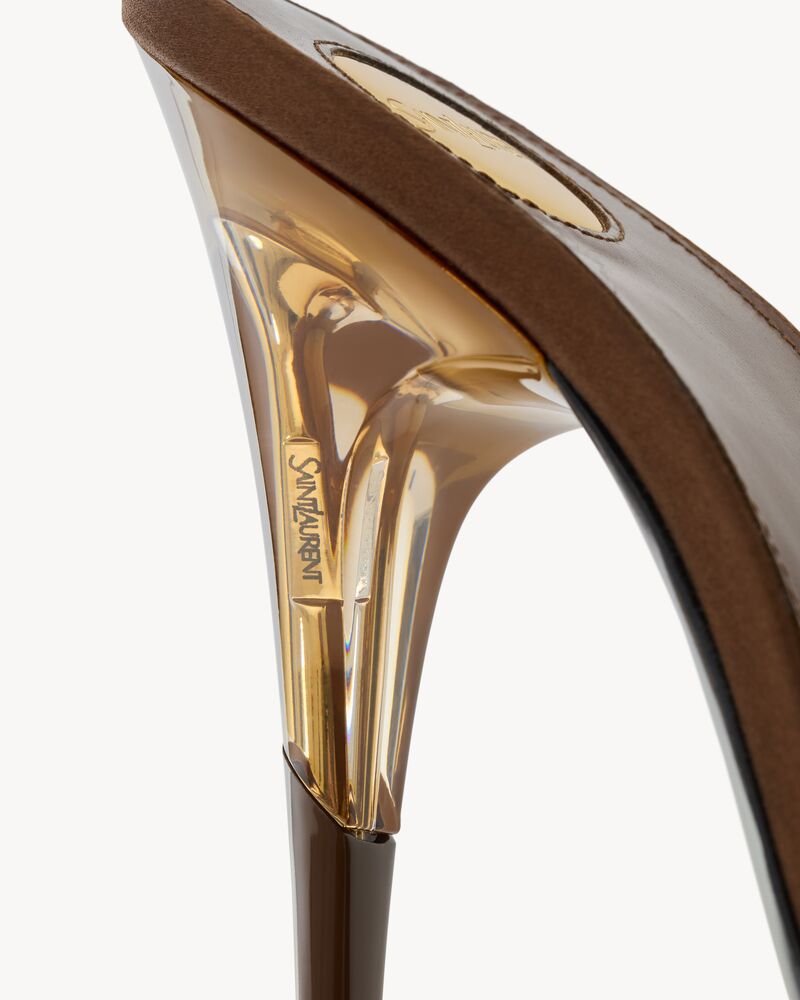 ISABELLA slingback pumps in TPU and crystal