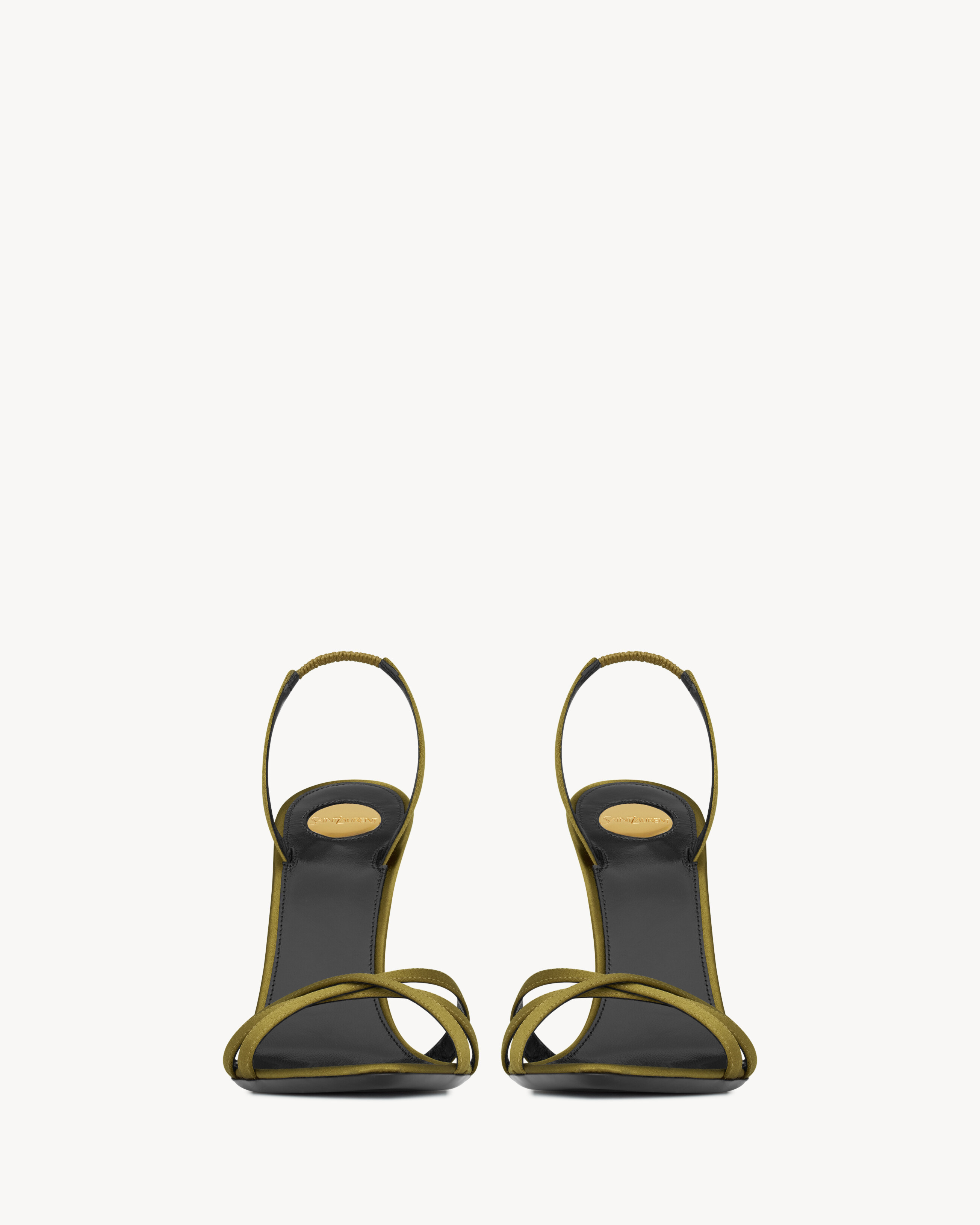 KATE sandals in satin crepe