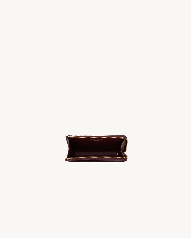 ジェイミー ジップカードケース(ラムスキン)