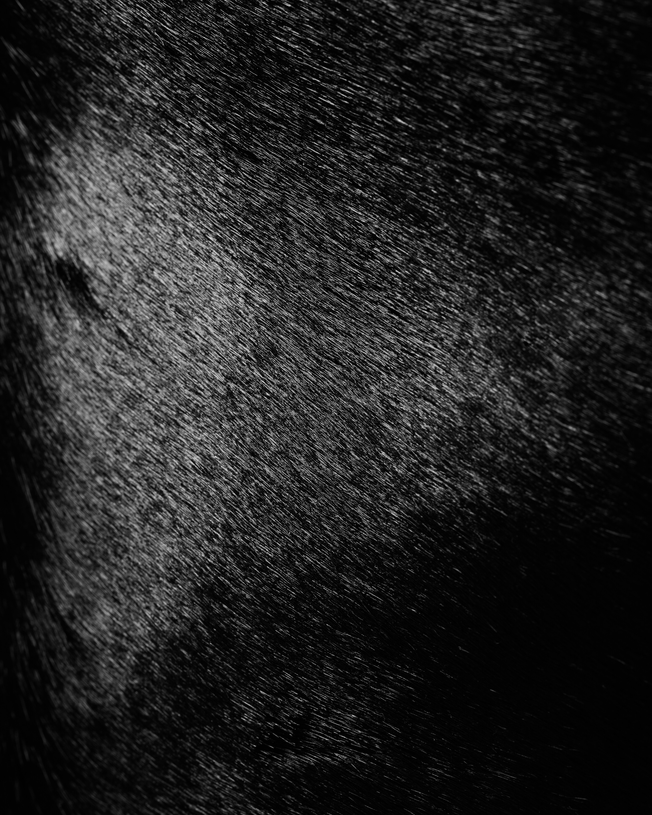 MOMBASA大号马毛效果皮革手袋