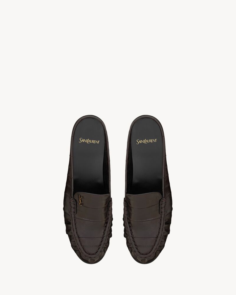 LE LOAFER mules in eel