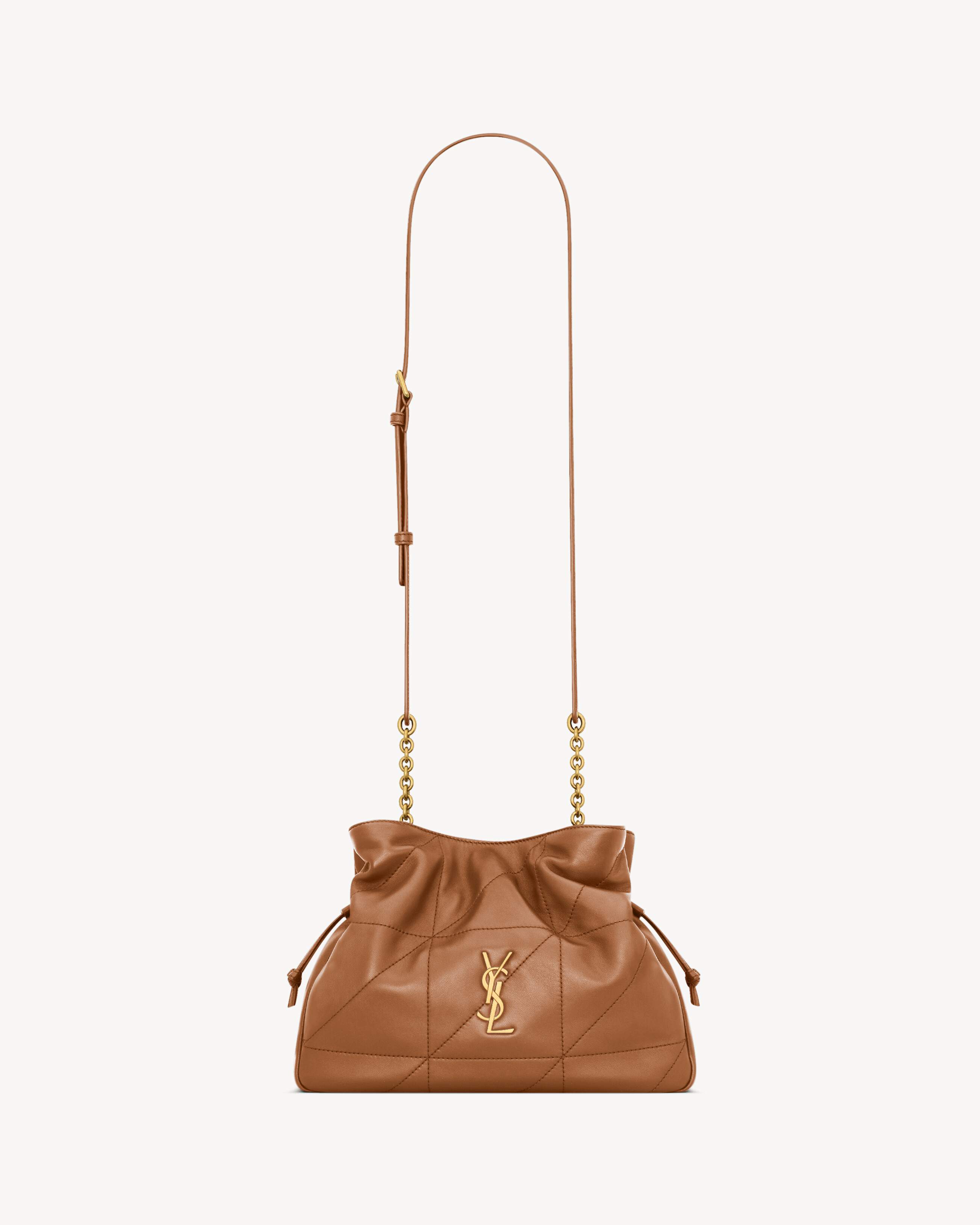 JAMIE shoulder pouch in lambskin in Orange | Saint Laurent | YSL