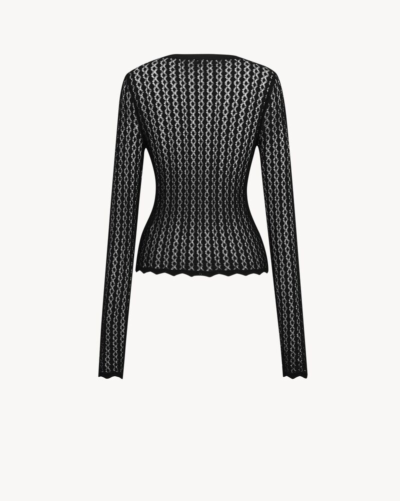 haut en maille pointelle