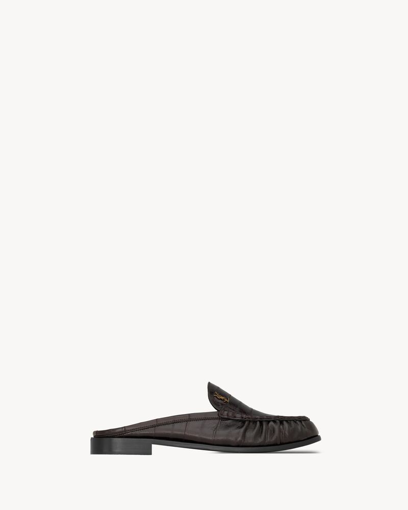 LE LOAFER mules in eel