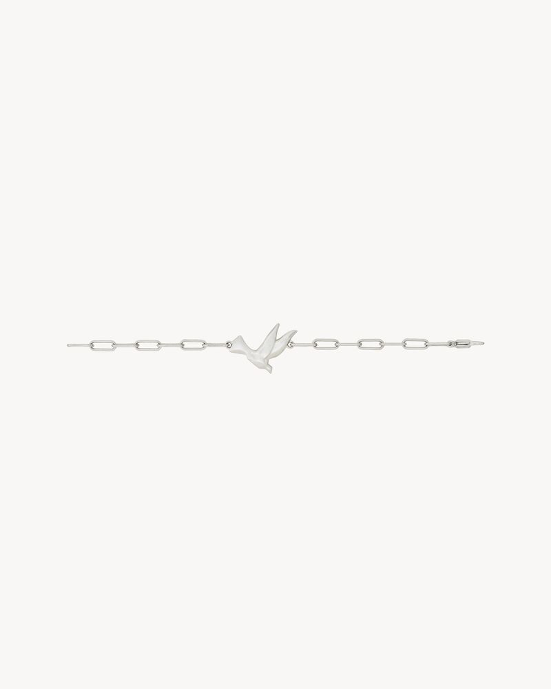 lucky magpie bracelet in metal
