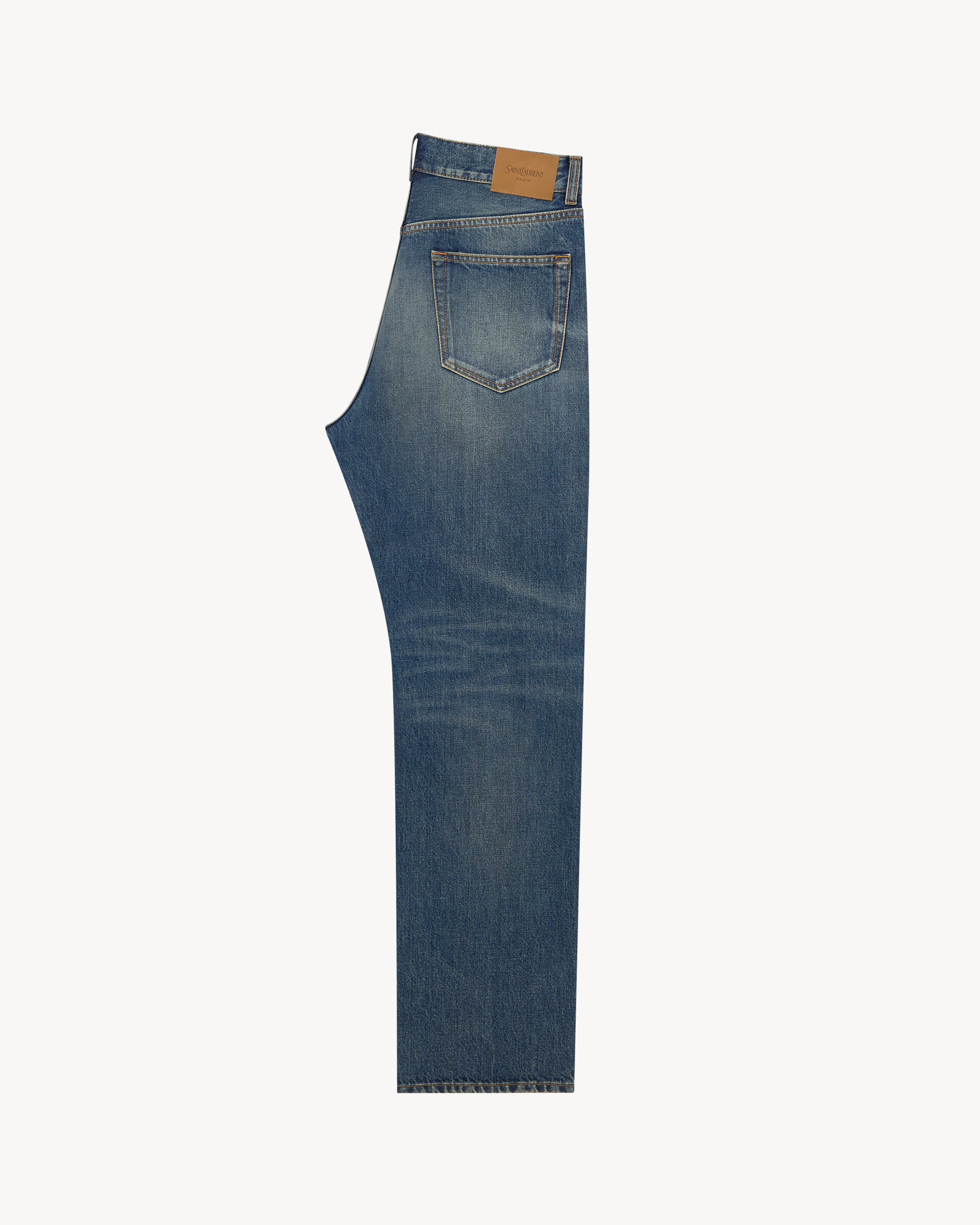 loose straight mid-rise jeans