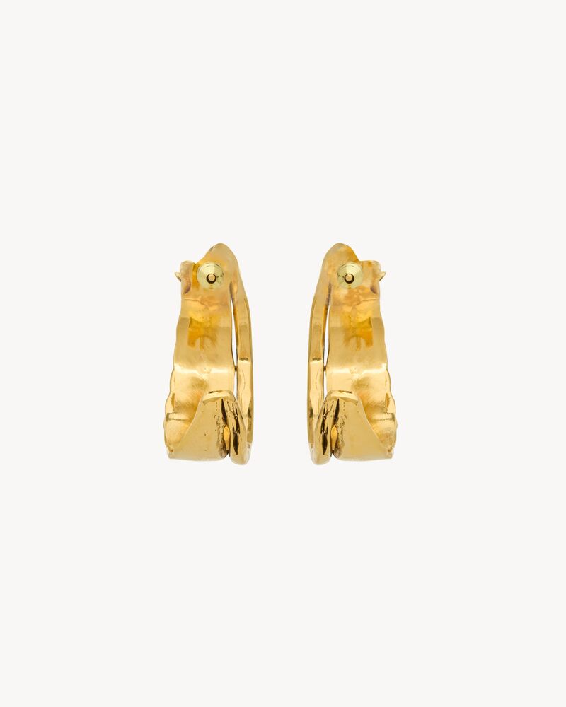 large CASSANDRE earrings in metal