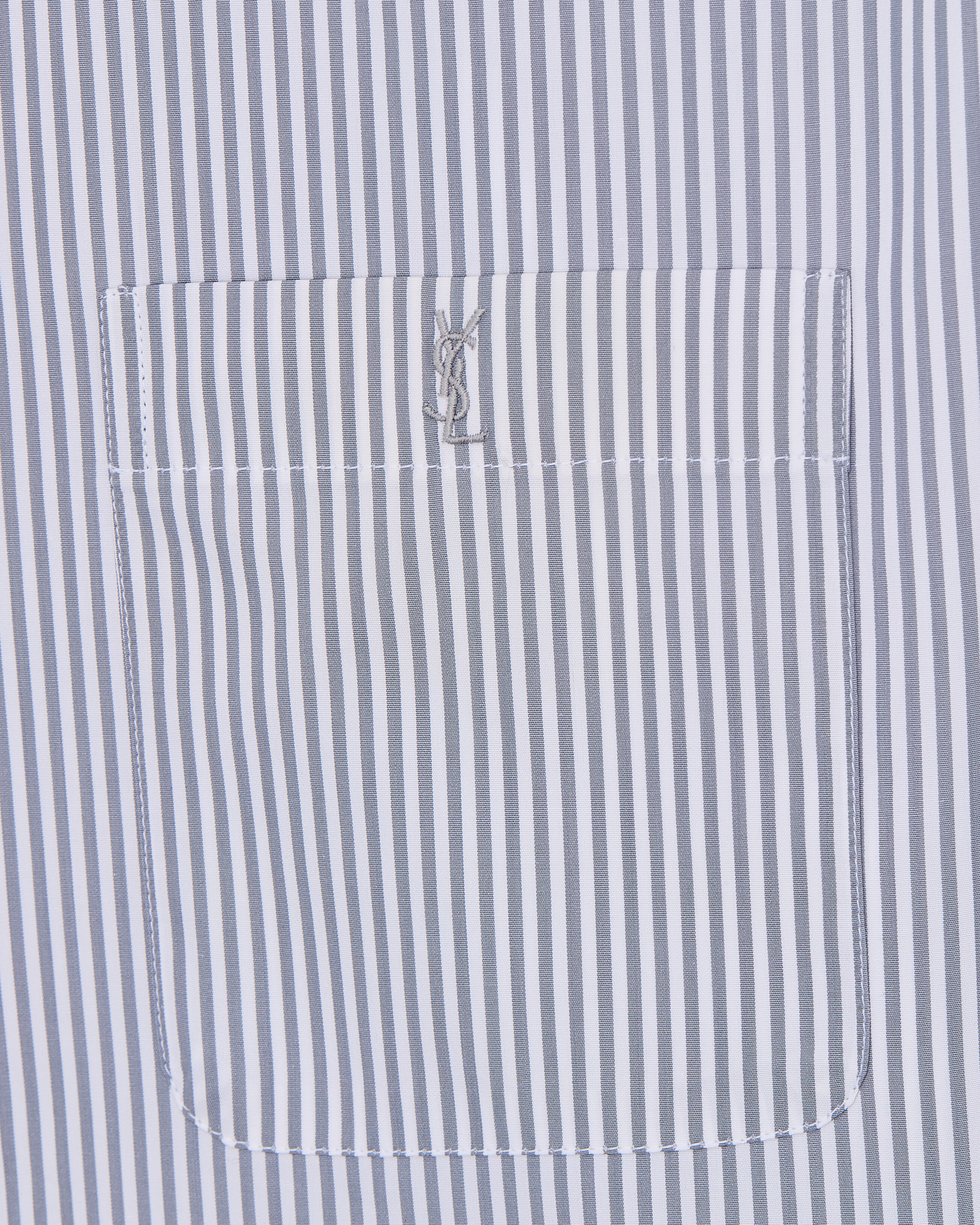 CASSANDRE chemise en popeline de coton à rayures