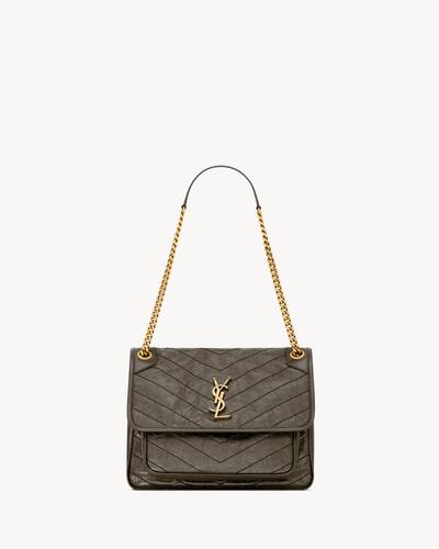SAINT LAURENT ハンドバッグ ニキ ミディアム（ヴィンテージレザー） ブラック | Saint Laurent