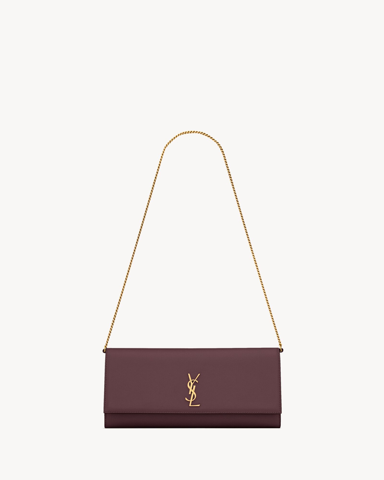 KATE clutch in grain de poudre leather — 851921AAGBE6195