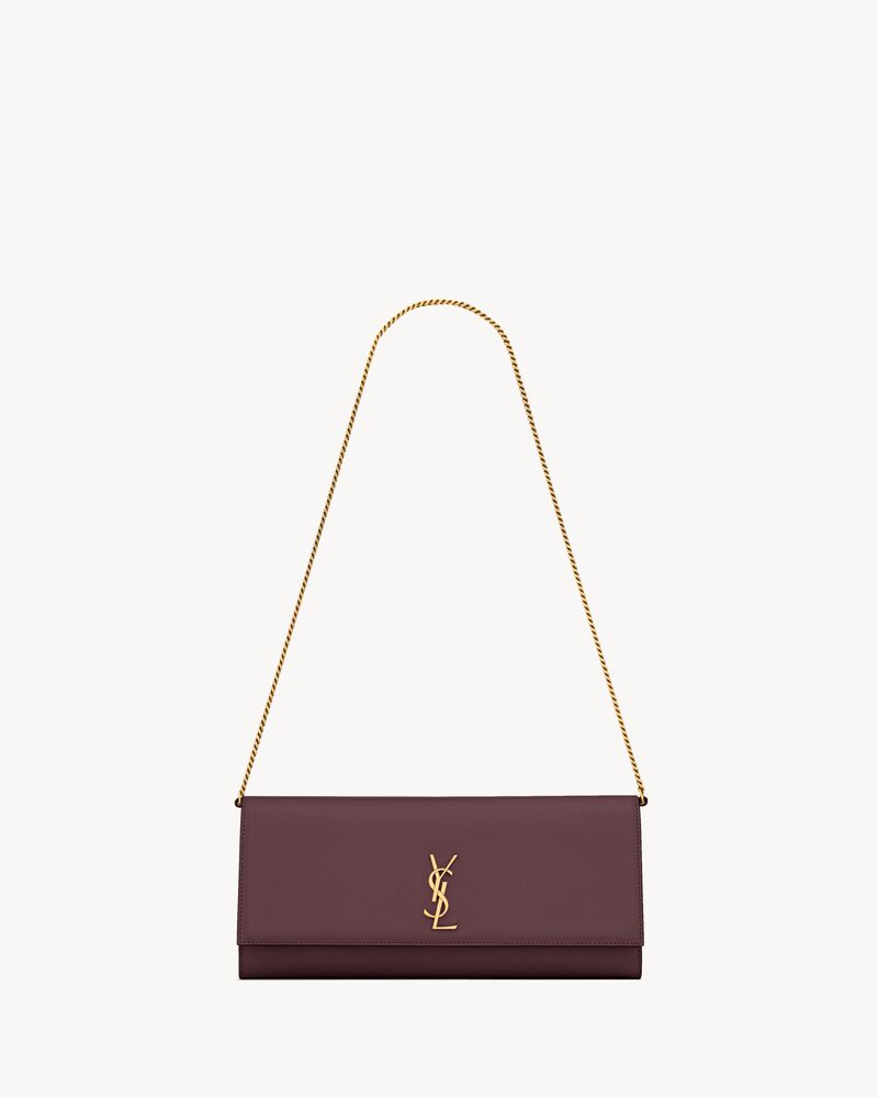 KATE clutch in grain de poudre leather