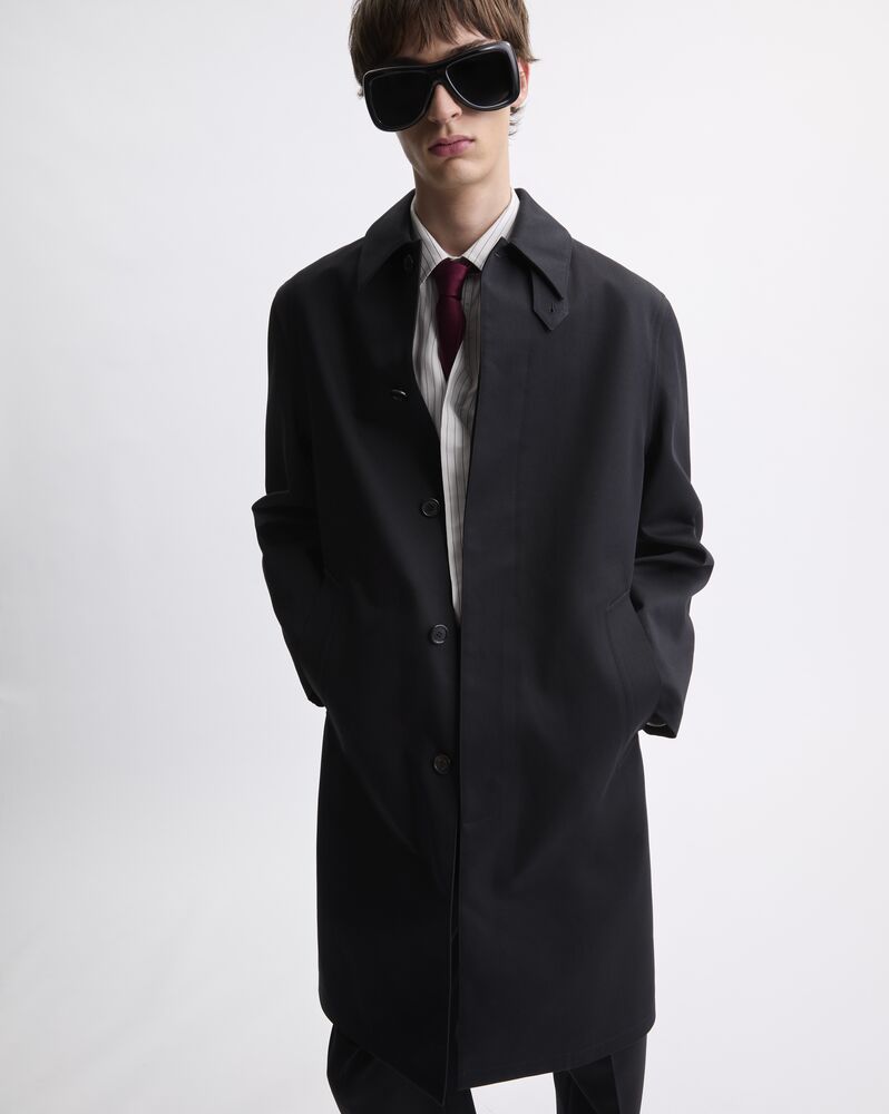 coat in cotton serge