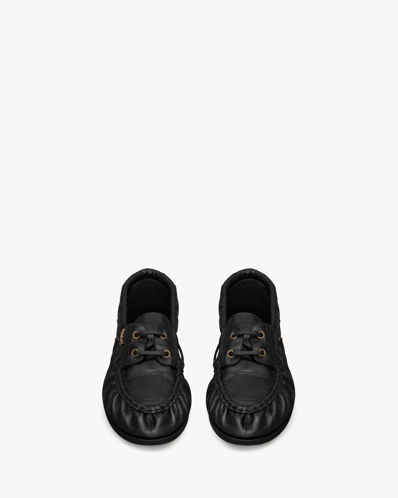 LE LOAFER BATEAU in eel