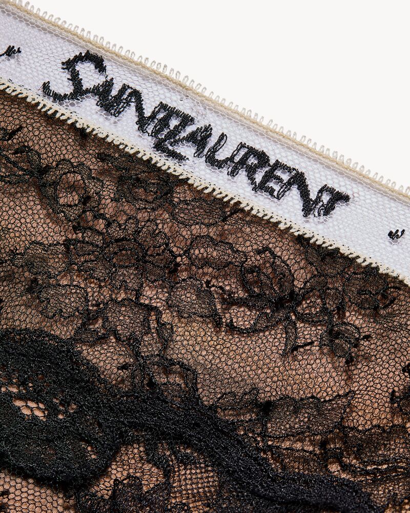 SAINT LAURENT lace slip dress