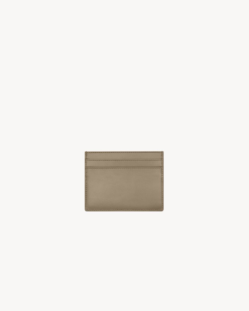 SAINT LAURENT PARIS card case in smooth leather