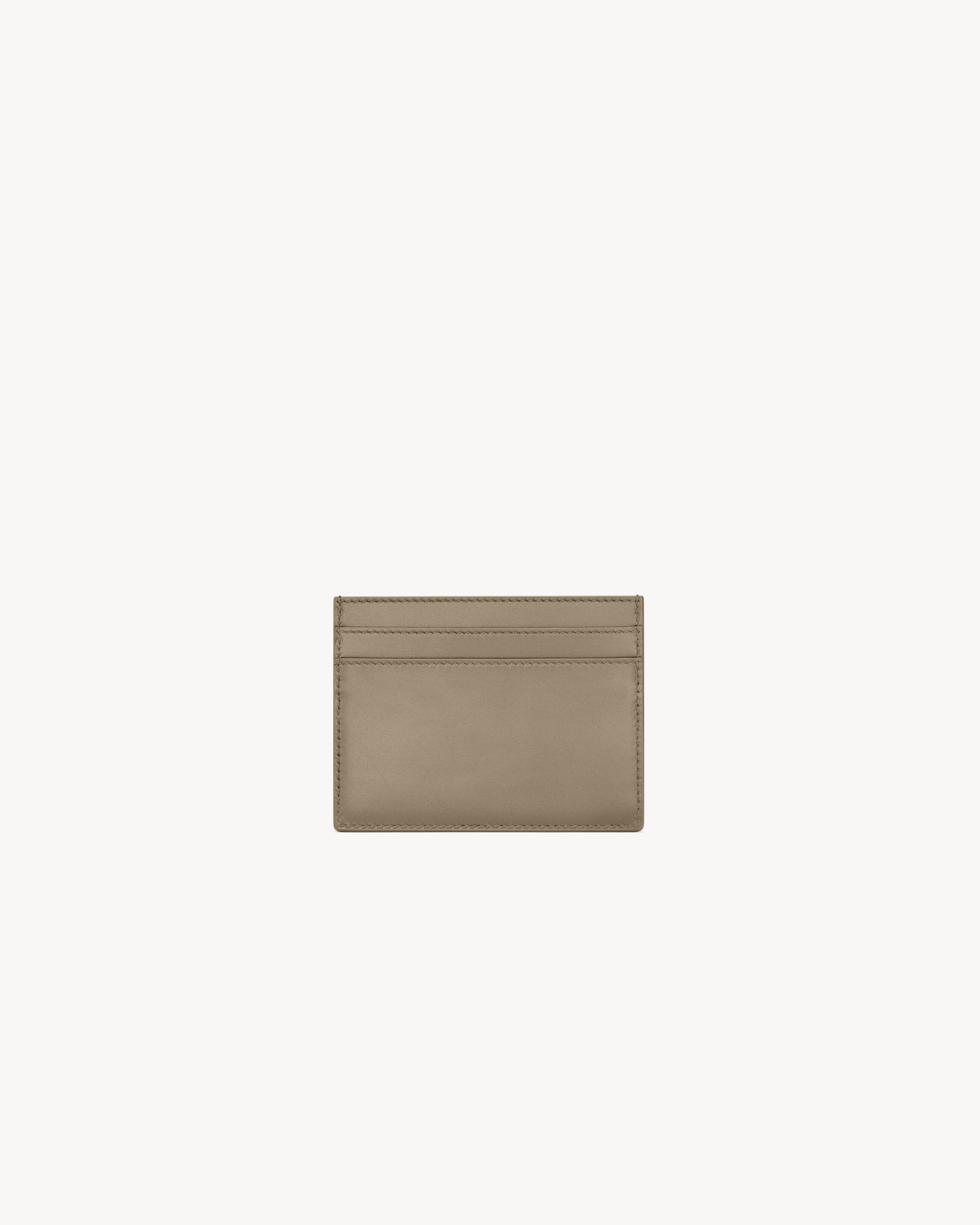 SAINT LAURENT PARIS card case in smooth leather