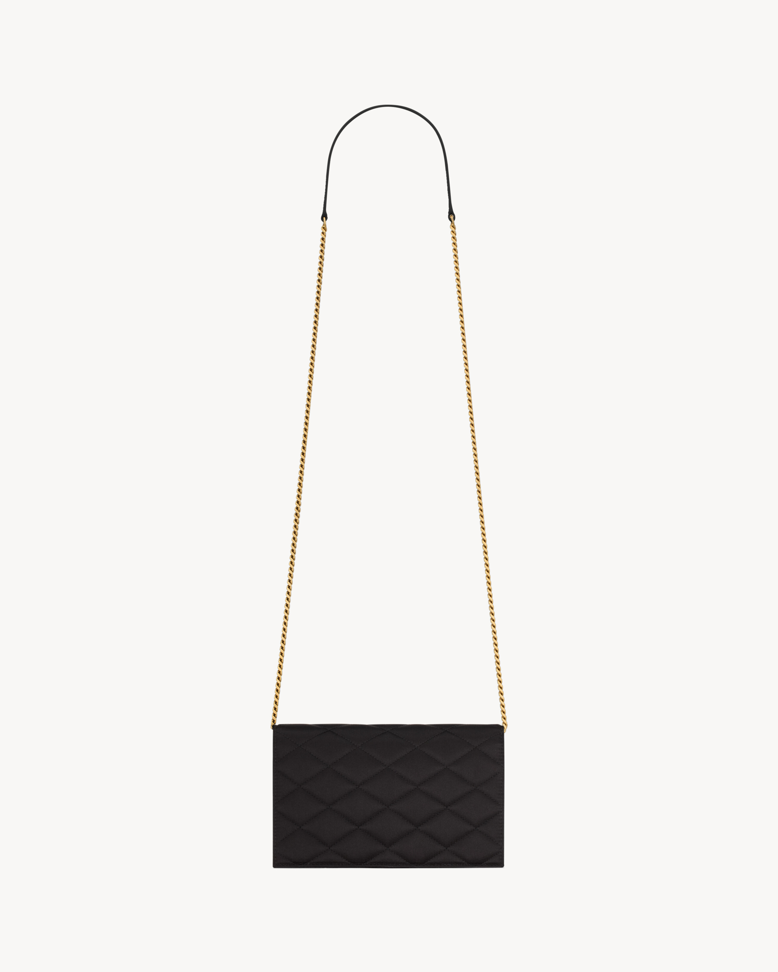 PARIS chain wallet in satin