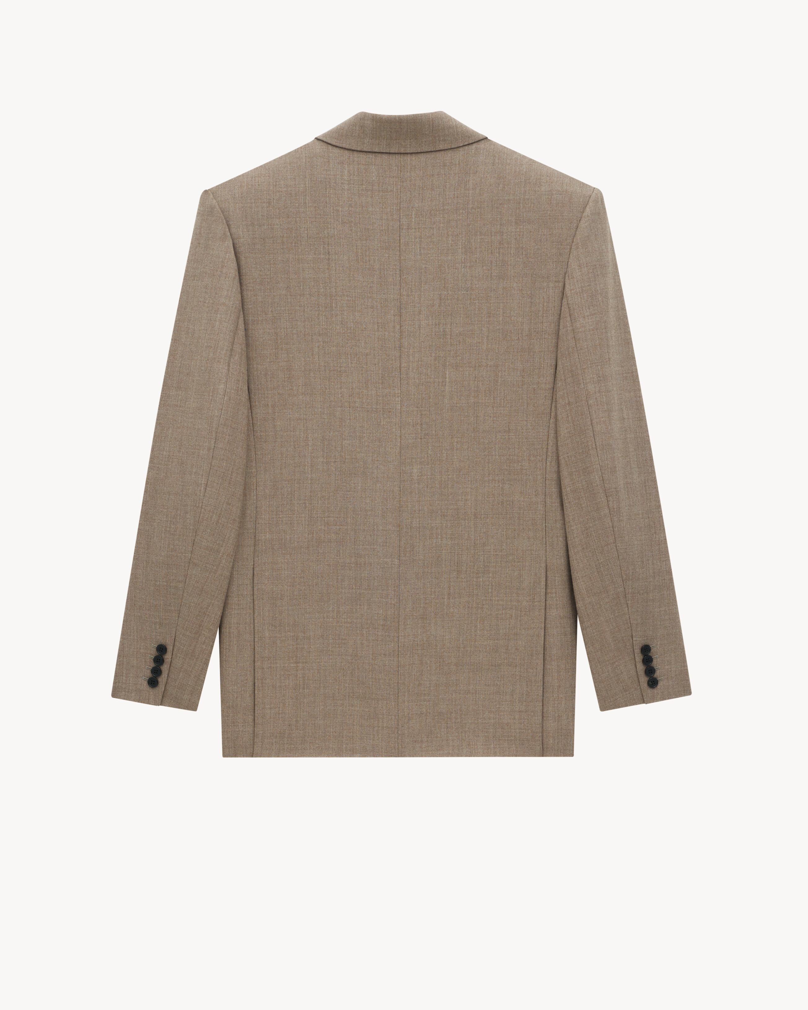 blazer em canvas de lã