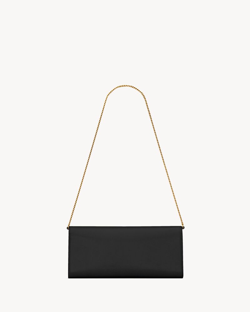 KATE clutch in grain de poudre leather