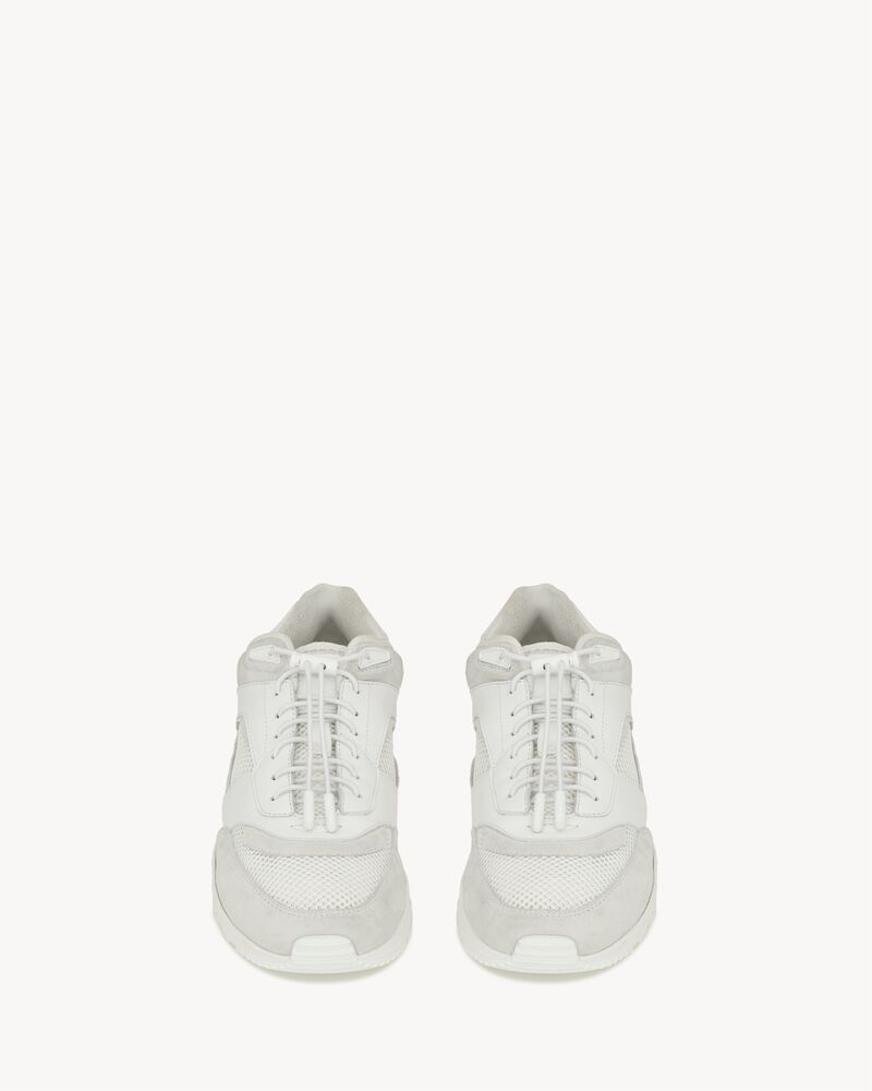 BUMP sneakers in smooth leather and suede