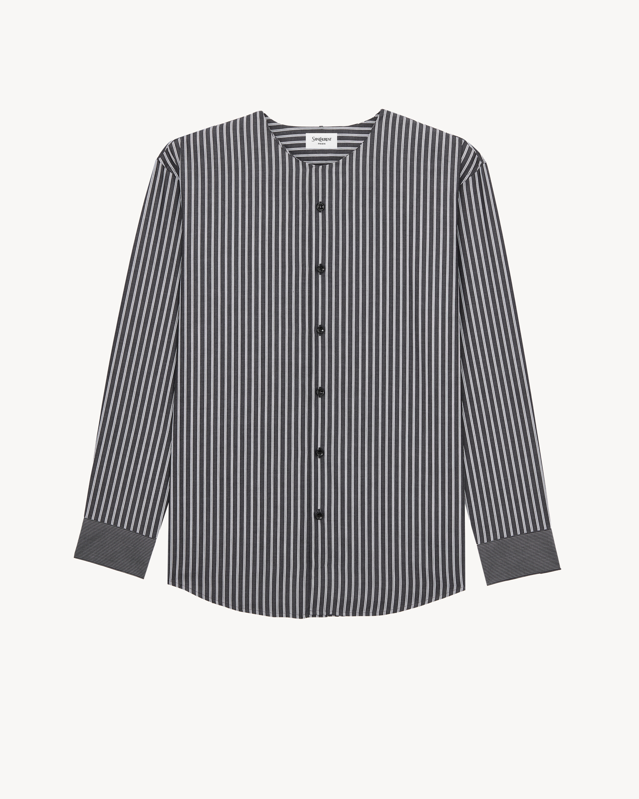 winchester shirt in striped cotton poplin