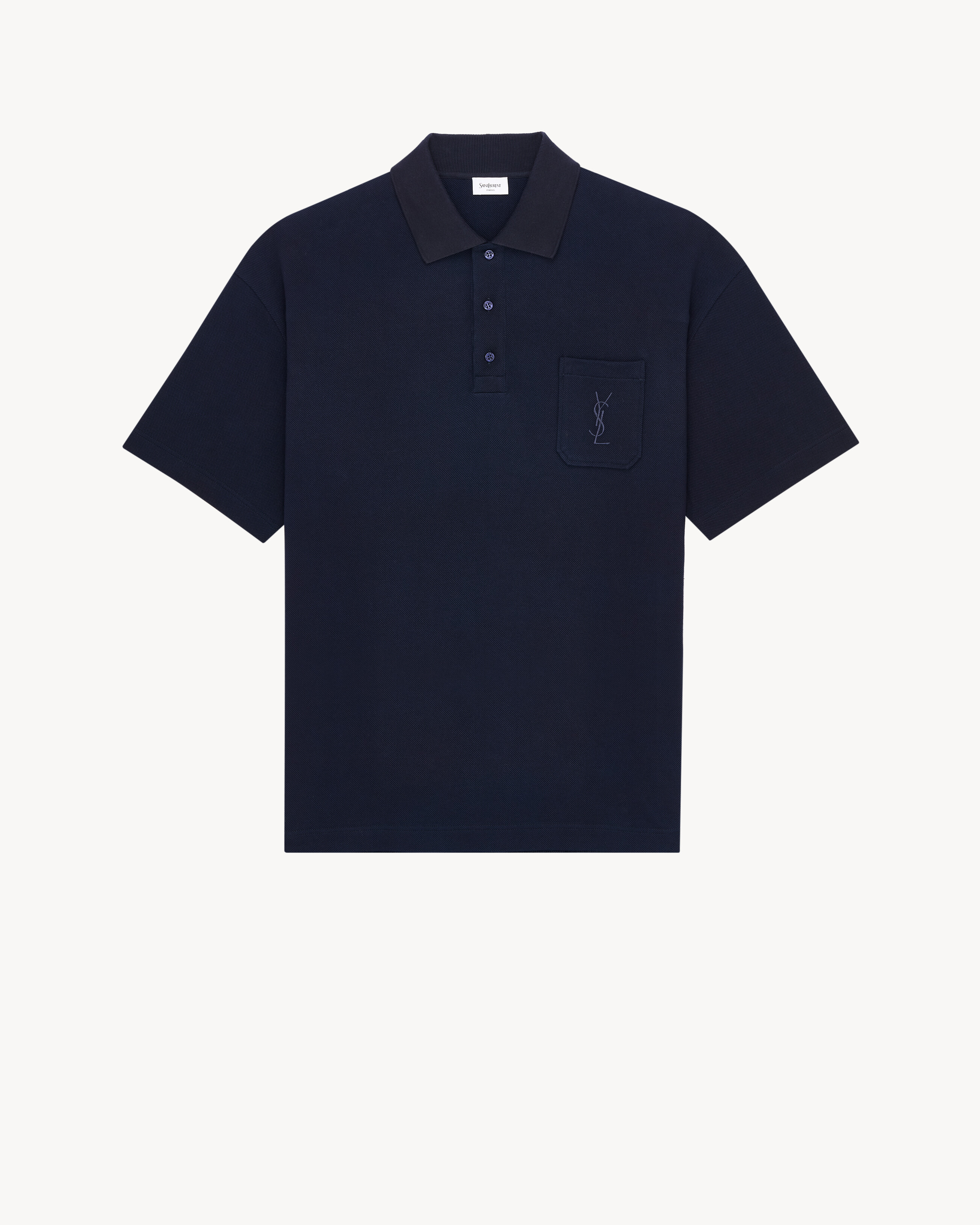 CASSANDRE polo in cotton piqué