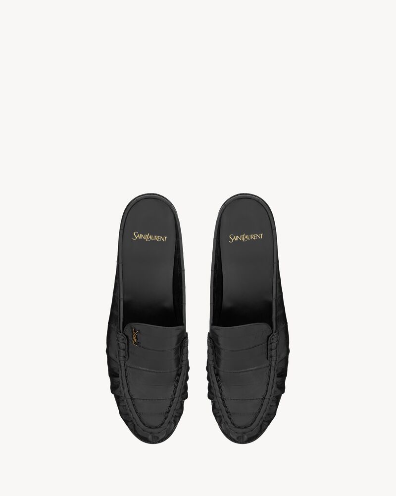 LE LOAFER mules in eel