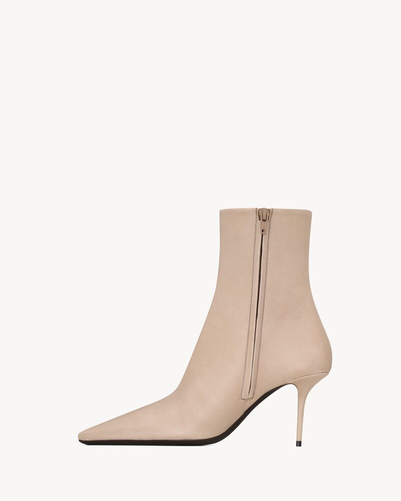 ASHLEY booties in smooth leather