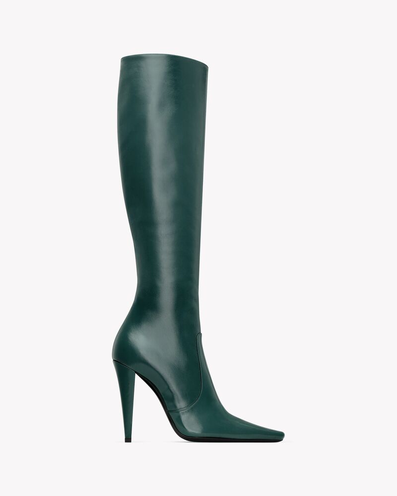 77 boots in smooth leather