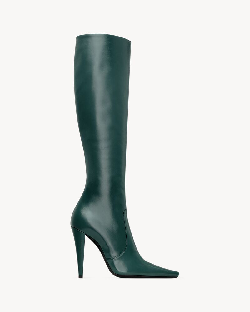 77 boots in smooth leather
