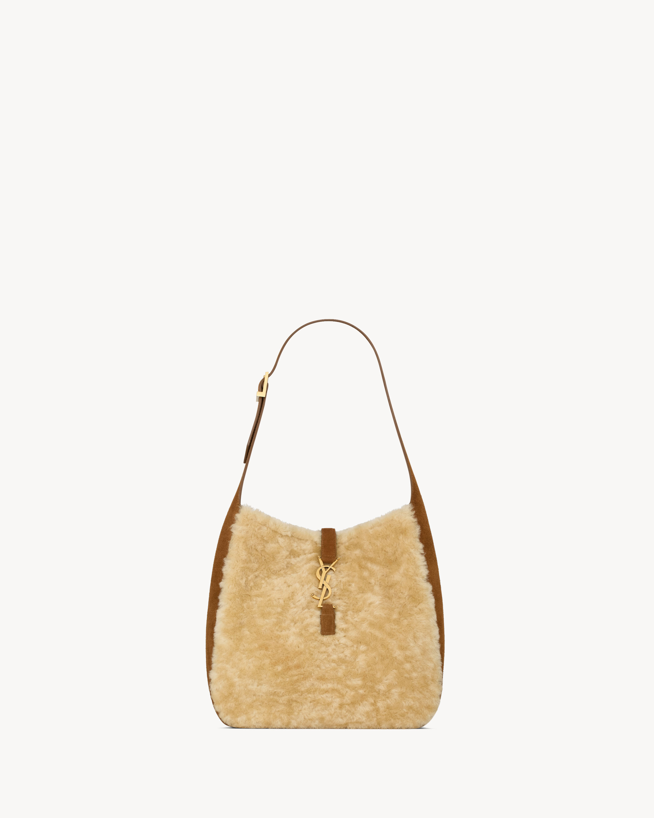 LE 5 À 7 supple small in shearling and suede