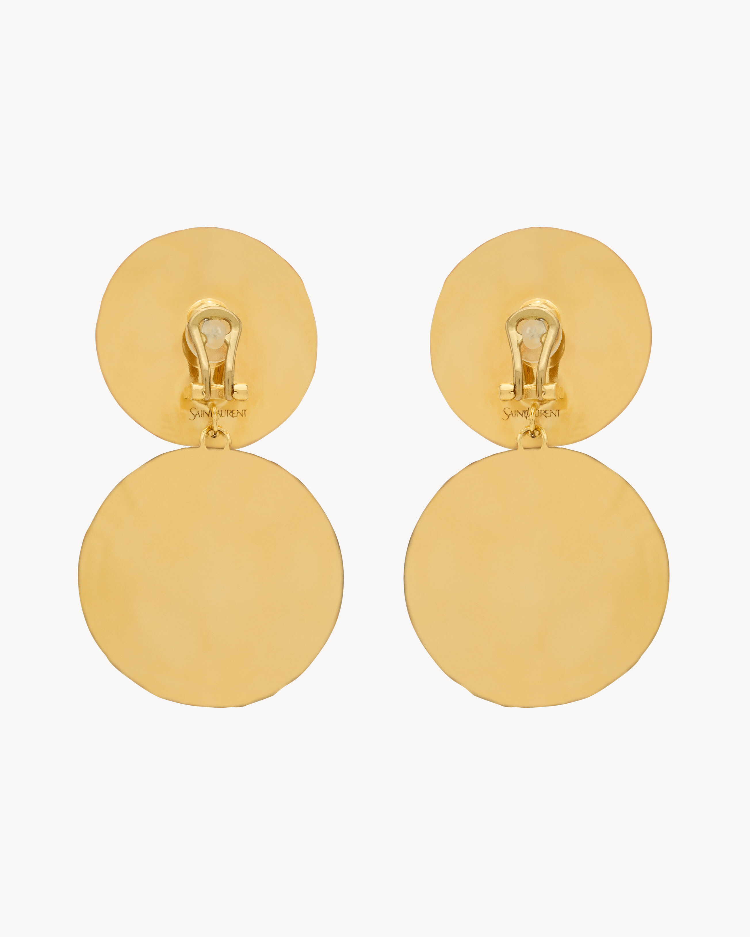 cabochon drop earrings in ceramic