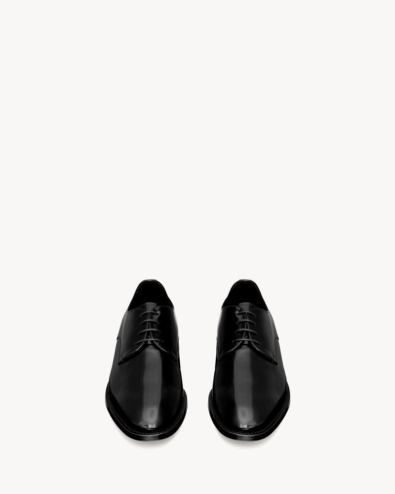 ADRIEN derbies in glazed leather