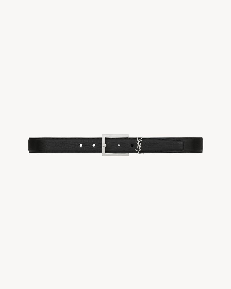 CASSANDRE belt in grained lambskin
