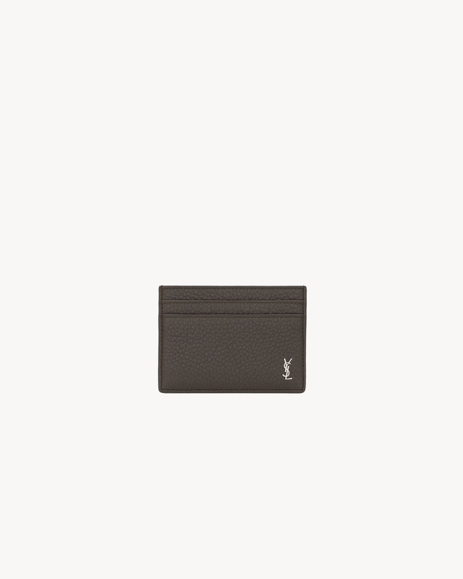 TINY CASSANDRE card case in grained leather — 847951AAELP1997
