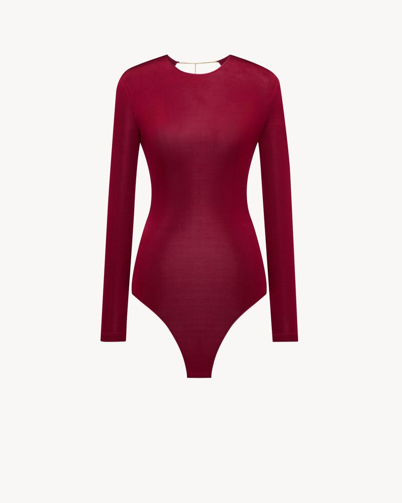 Body a schiena nuda CASSANDRE in jersey