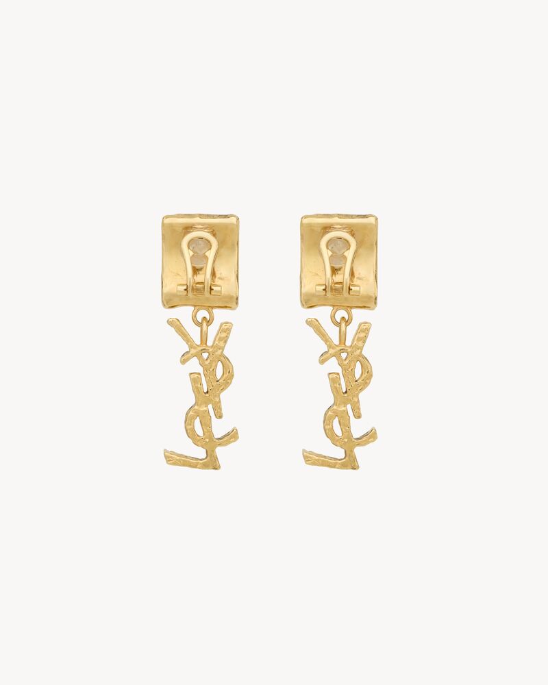 CASSANDRE pendant earrings in glass and enamel