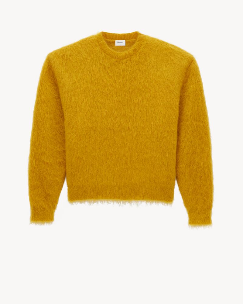 sweater in brushed knit