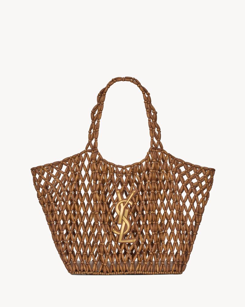 우드 비즈 소재 ICARE 미디엄 백