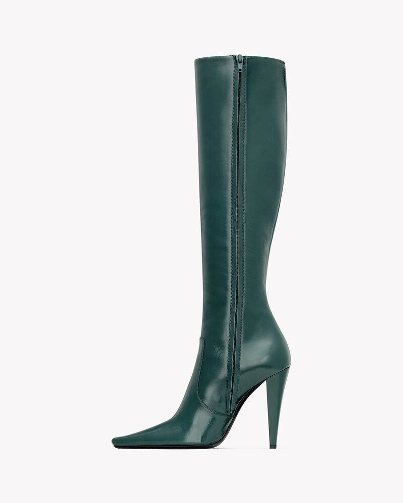 77 boots in smooth leather