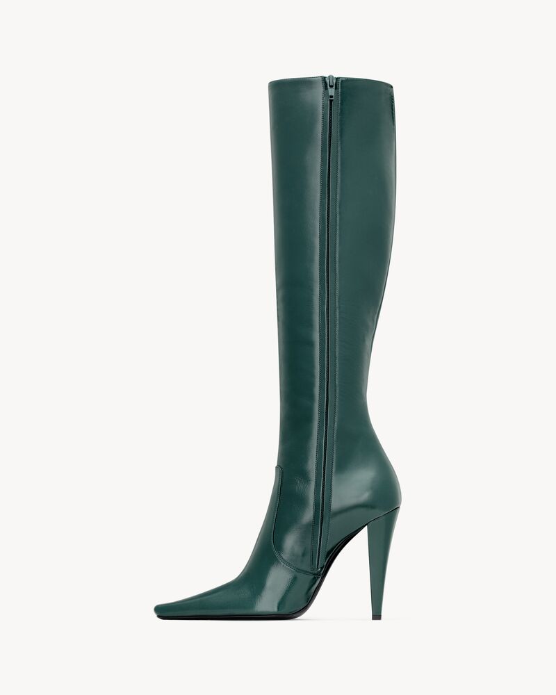 77 boots in smooth leather