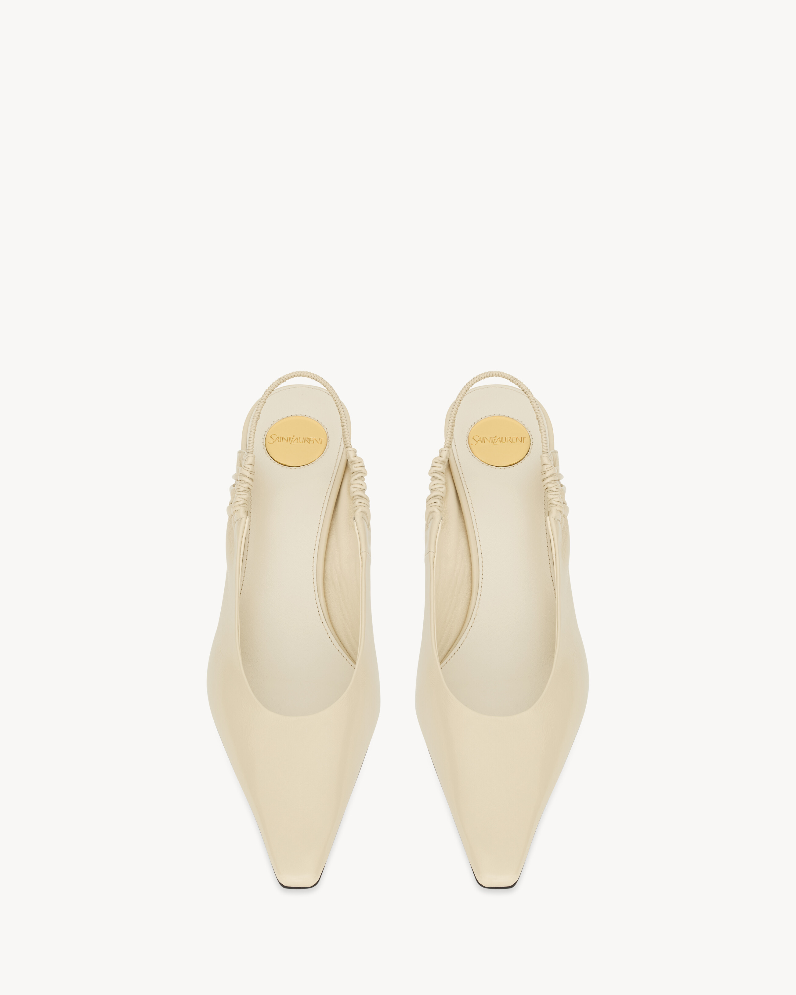 ANNE-MARIE slingback pumps in smooth leather