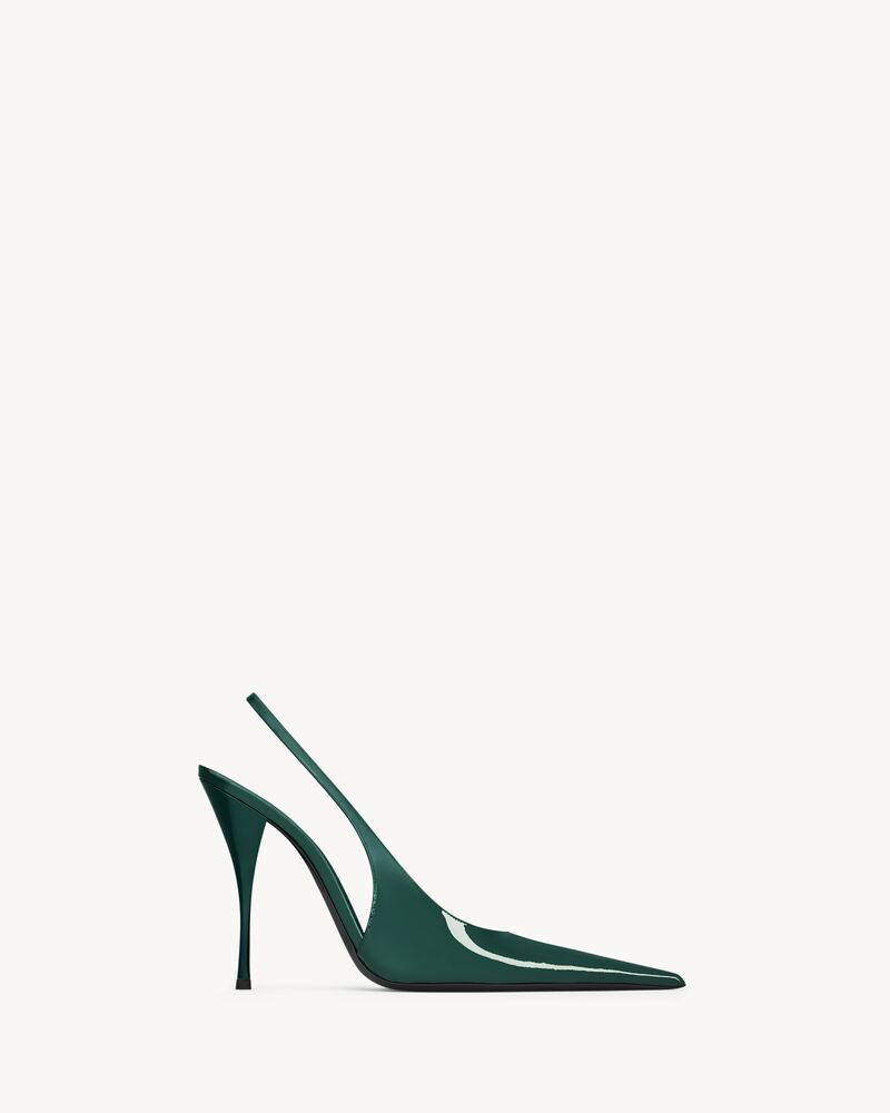 P.A.R.I.S. slingback pumps in patent leather