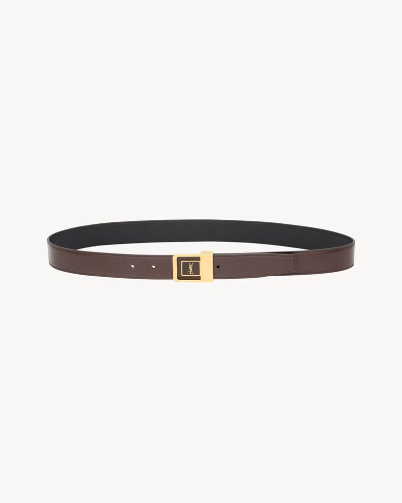 LA 66 belt in smooth leather