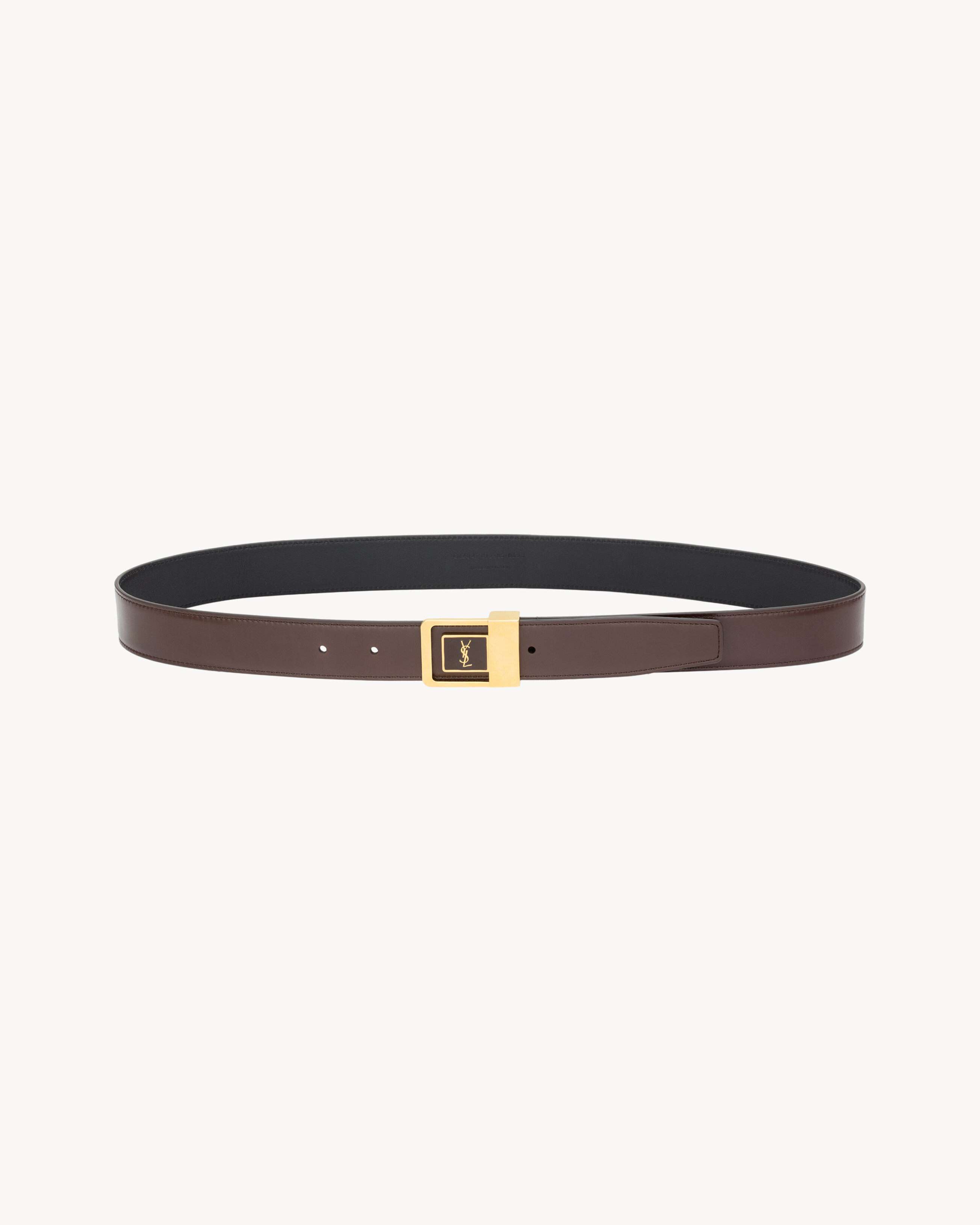 LA 66 belt in smooth leather