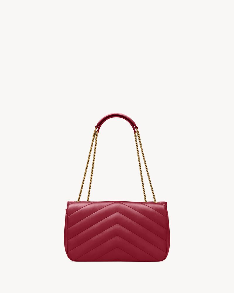 Borsa LOULOU media in pelle di vitello trapuntata