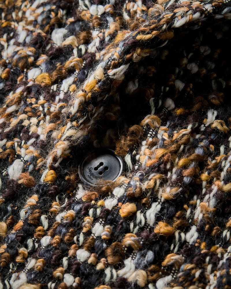 single-breasted jacket in tweed