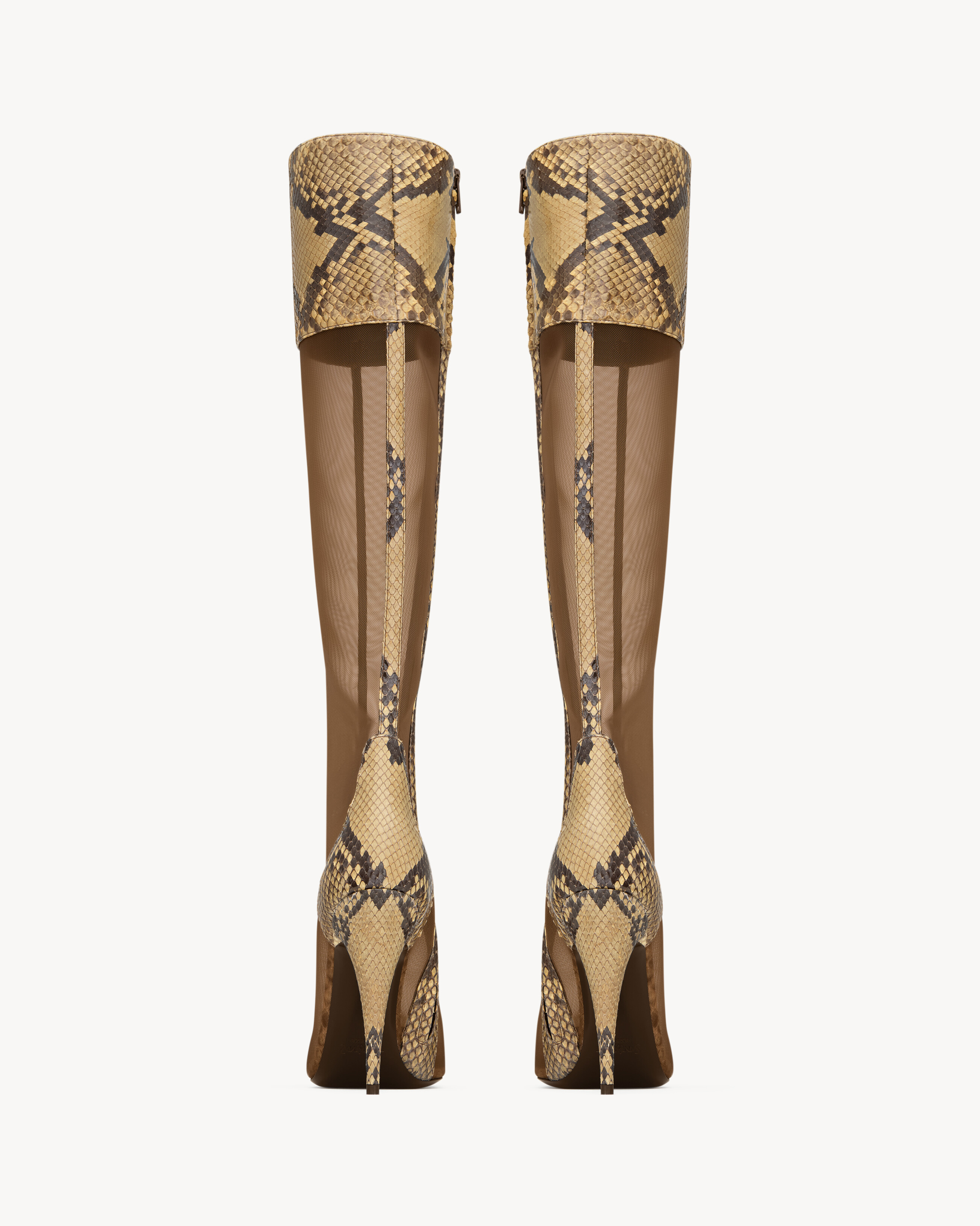 77 boots in mesh and python