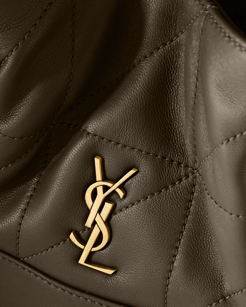 JAMIE mini shoulder pouch in lambskin in Brown | Saint Laurent