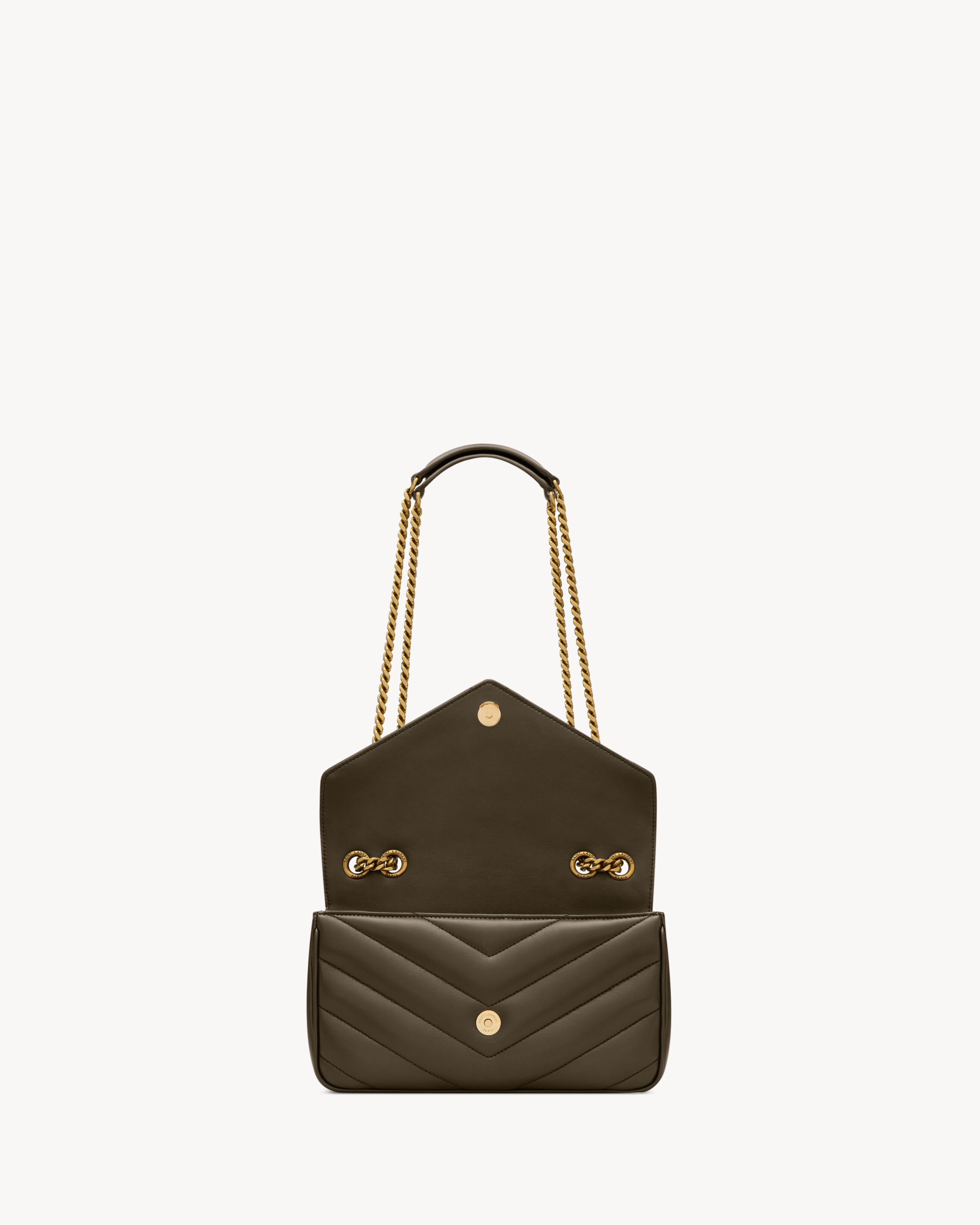 bolsa LOULOU pequena em couro de cordeiro MATELASSÉ